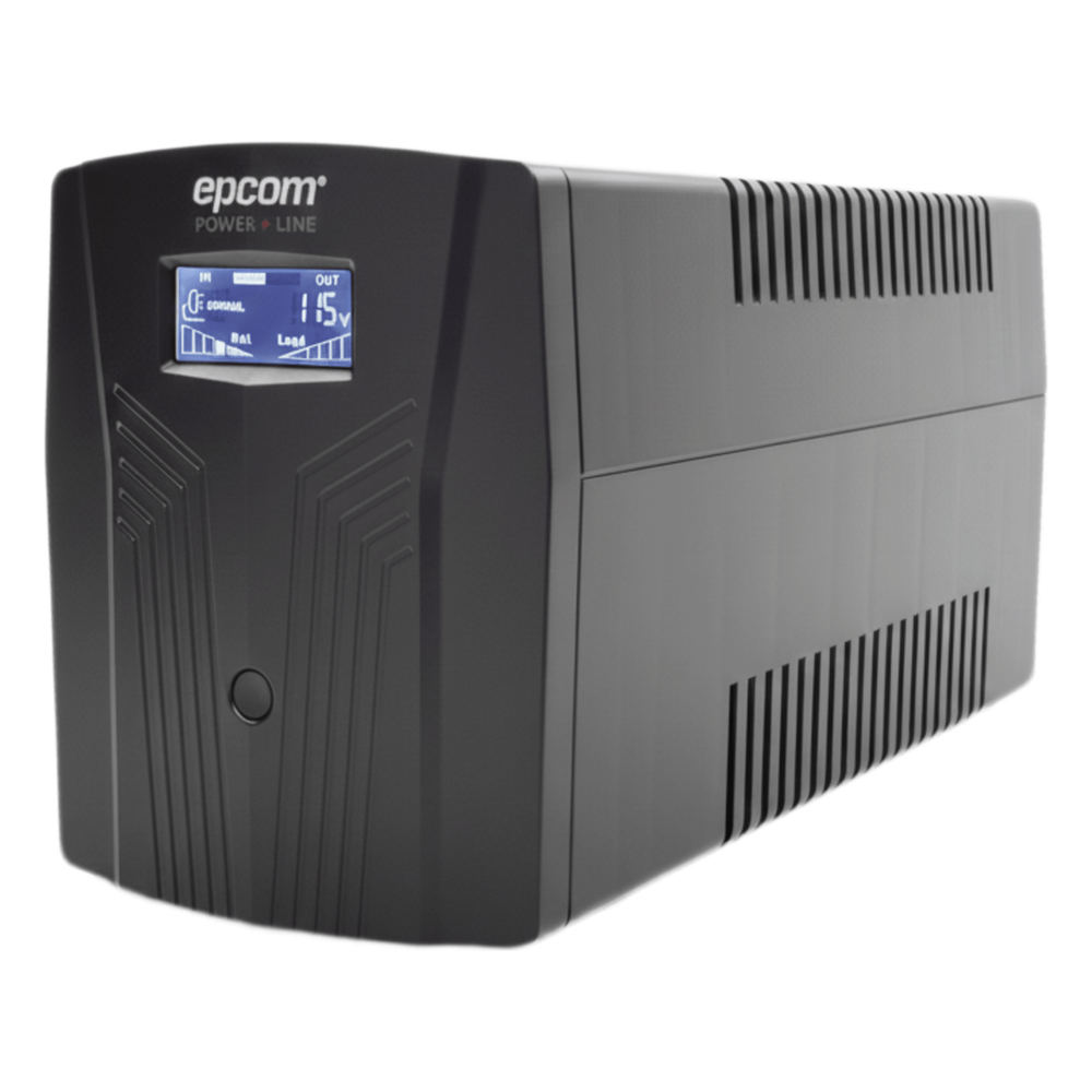 [EPU1500LCD] UPS de 1500VA / 900W / Protección contra Descarga, Sobretensión y Picos Transitorios / Entrada y Salida 120 Vca / Clavija NEMA 5-15P / 6 Tomas NEMA 5-15R