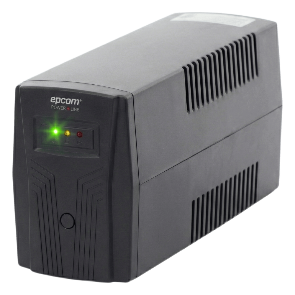 UPS de 850VA / 510W / Protección contra Descarga, Sobretensión y Picos Transitorios / Entrada y Salida 120 Vca / Regulador de Voltaje AVR 80-150 Vca / Clavija NEMA 5-15P / 4 Tomas NEMA 5-15R / Sin RJ11 ni RJ45