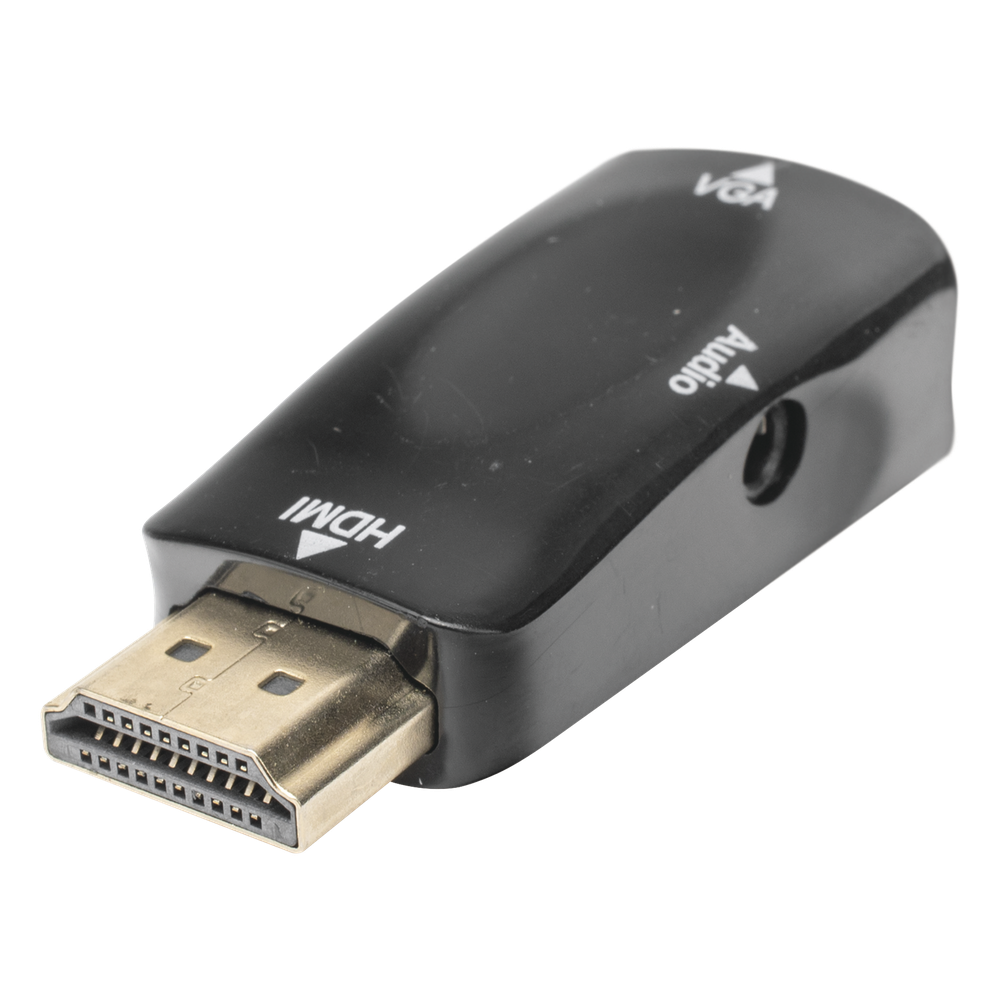 Adaptador (Convertidor) HDMI a VGA Full HD, 3.5 mm