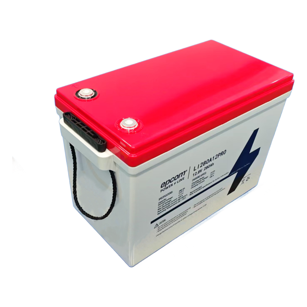 Batería LiFePO4 12.8 Vcc, 280 Ah, ciclo profundo