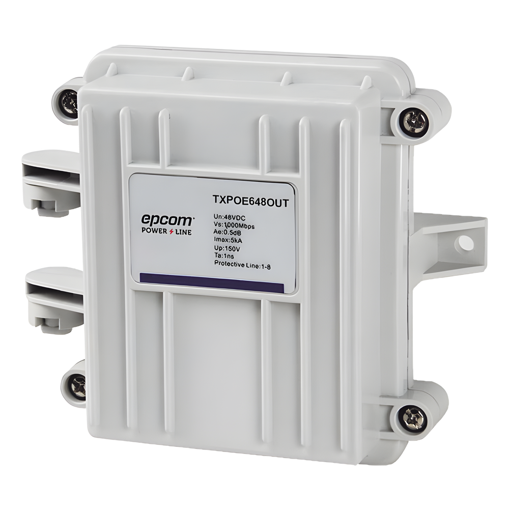 [TX-POE-648-OUT] Protector PoE a 10 / 100 / 1000 Mbps (exterior) (Cat6 1000Mbps)