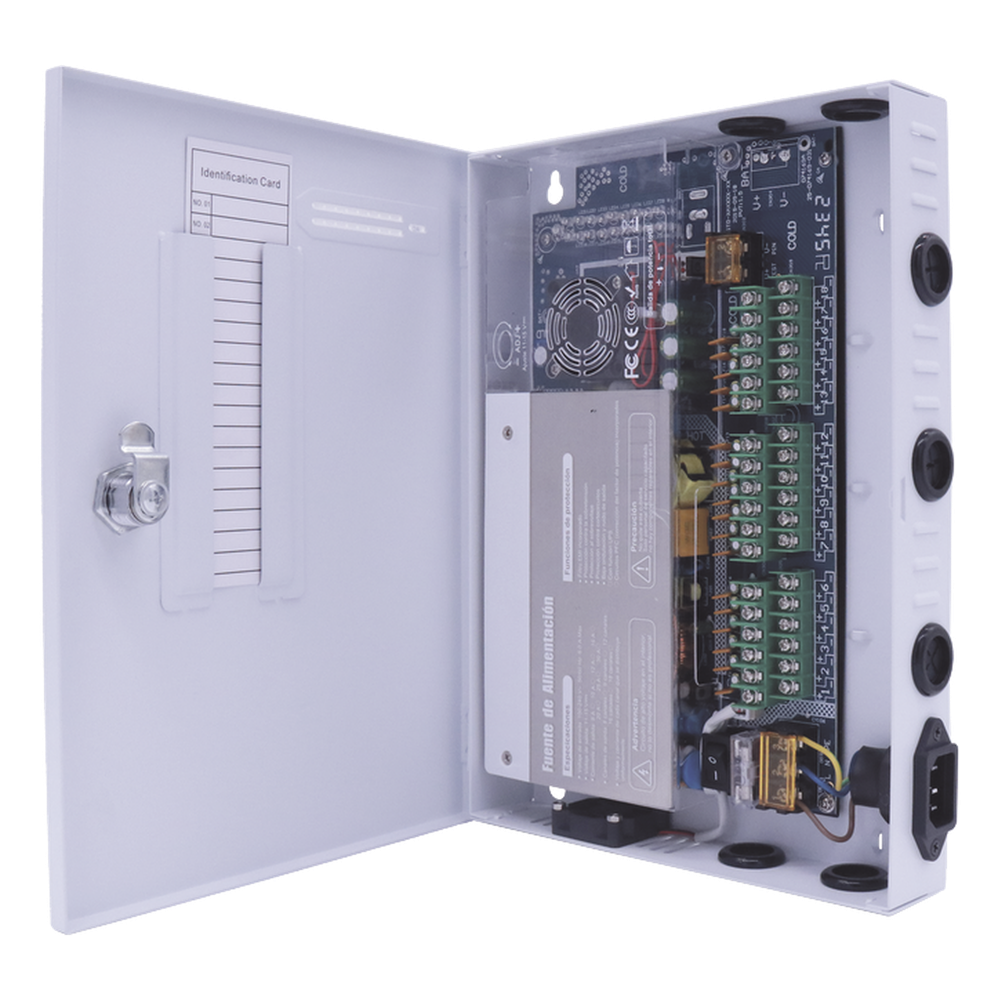 Fuente PREMIUM / 11-15 V / 18 canales / 30 A / Alta tecnología en seguridad / Doble ventilador / Hasta 1.85 Amperes por Salida / Filtro de Ruido por canal / Diseño de alta gama
