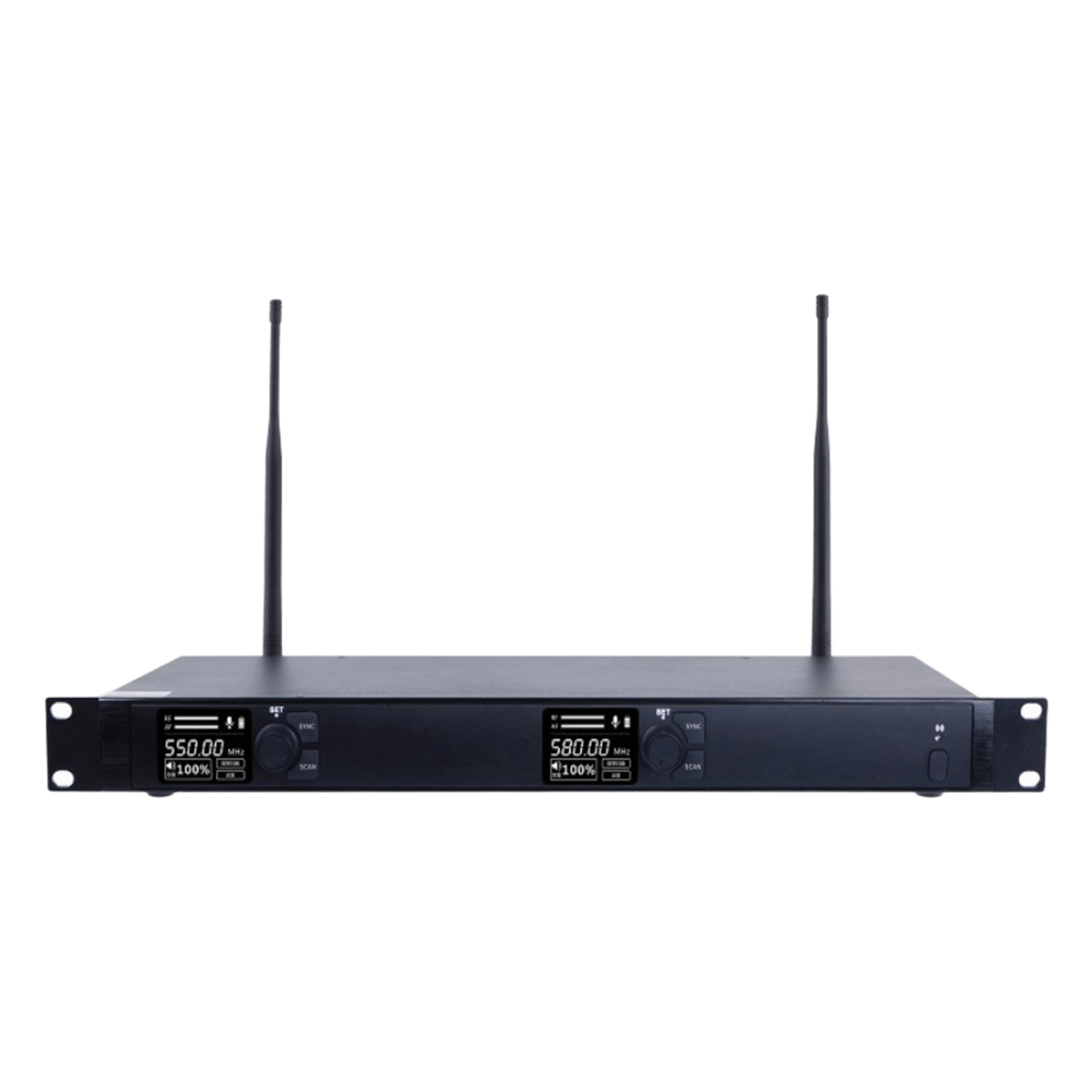 Receptor inalámbrico Dual Canal Digital U-Band 2.2"