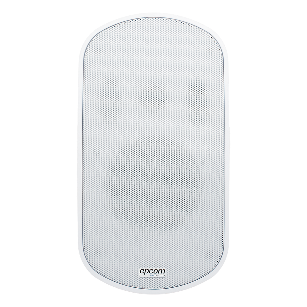 [EP-865CF] Altavoz de 2 vías | montaje de Pared | 5.25" | 3 - 50W | 70 / 100V | 8 Ohms | Blanco | Carcasa Poliestireno