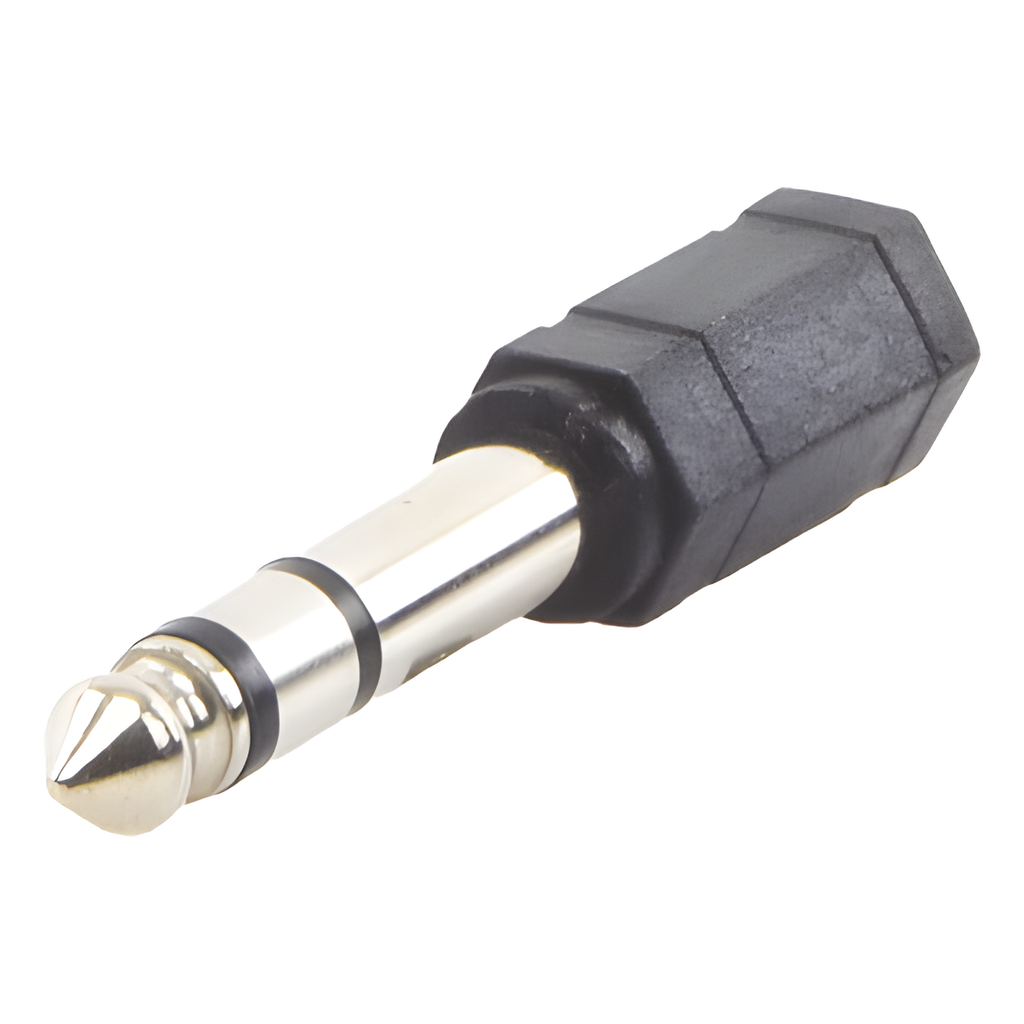 [EP-ADAP63] Adaptador de audio 3.5mm hembra a 6.3mm macho (Audio estereo)
