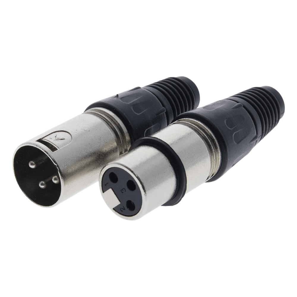 [EP-XLRKIT] Kit Conector XLR Hembra + XLR Macho
