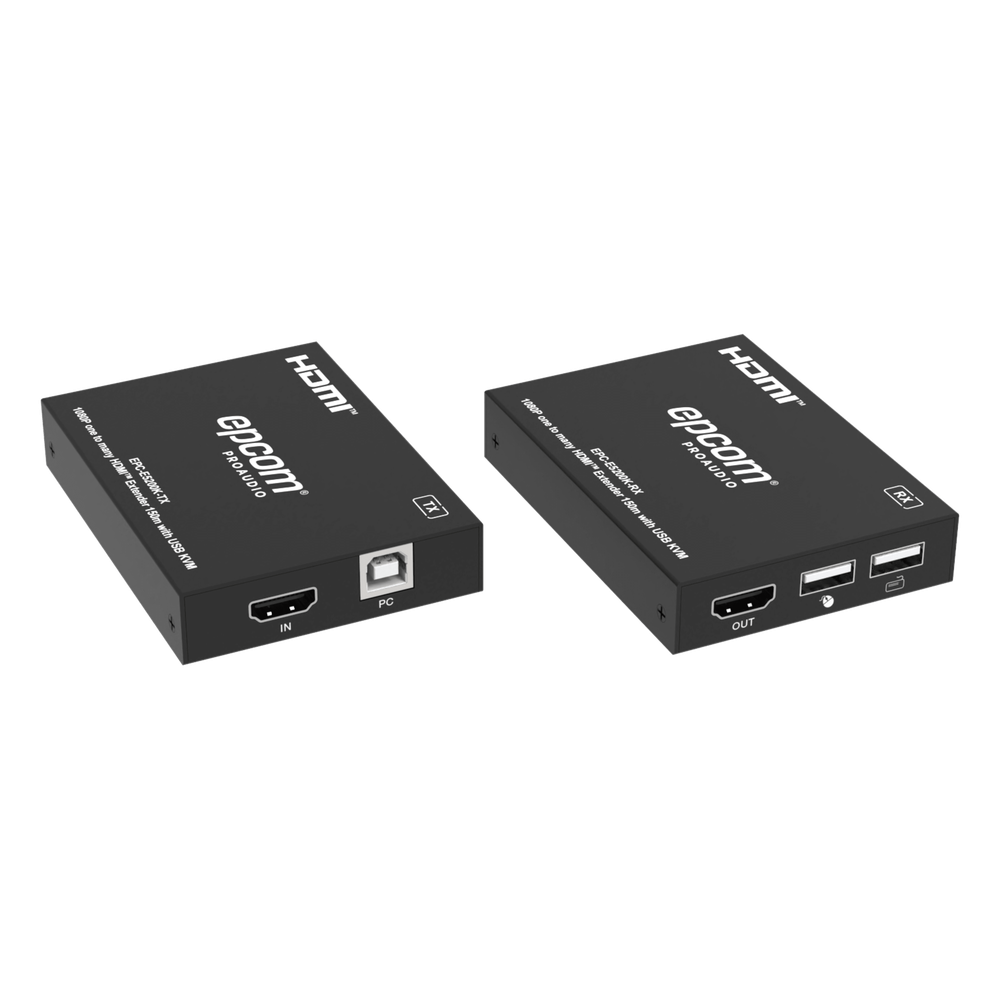 [EPC-E5200K] KIT Extensor HDMI con KVM 1080p, 150 m