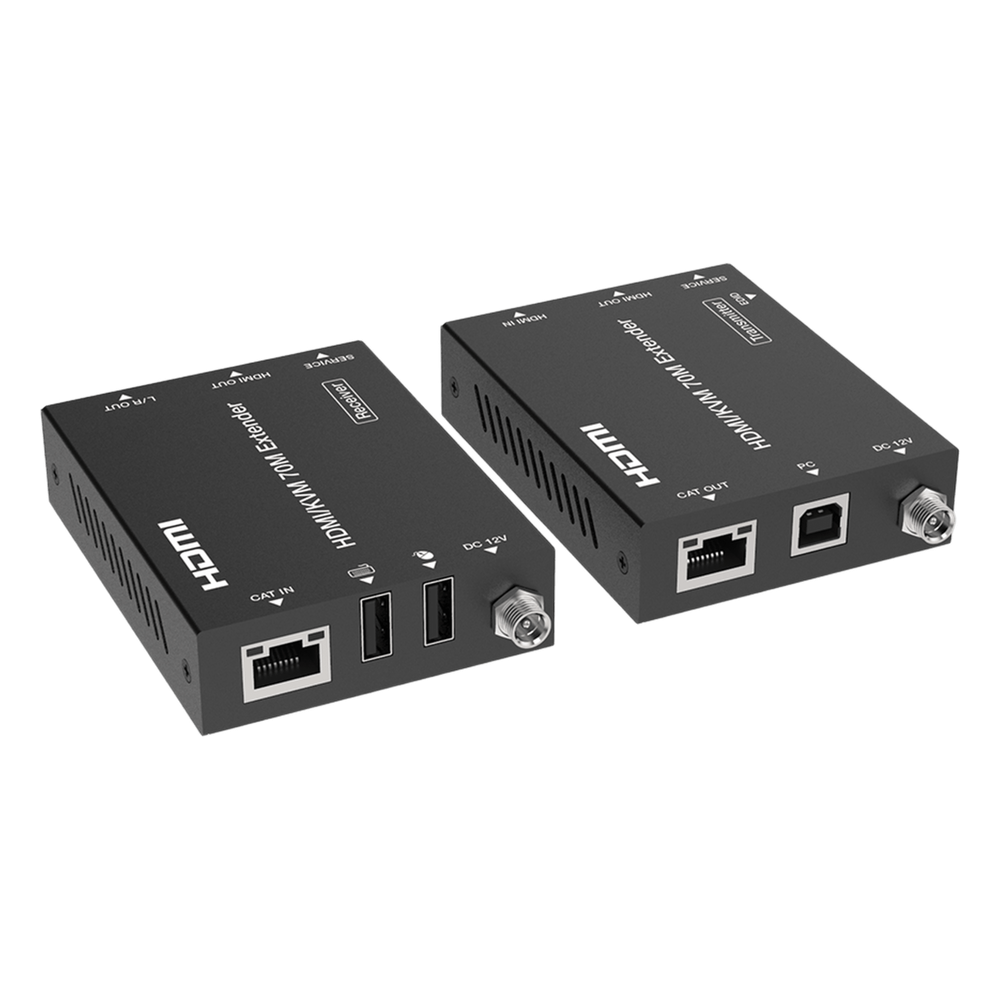 Kit Extensor HDMI con KVM 70 m