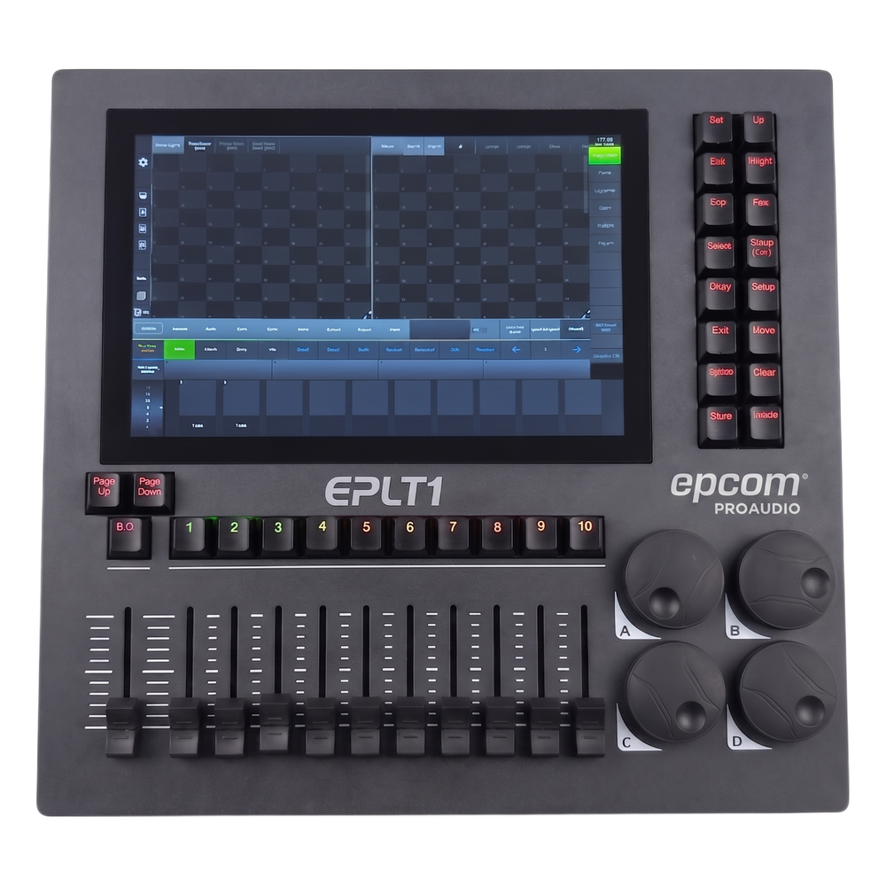 Consola de Iluminación DMX 10.1"