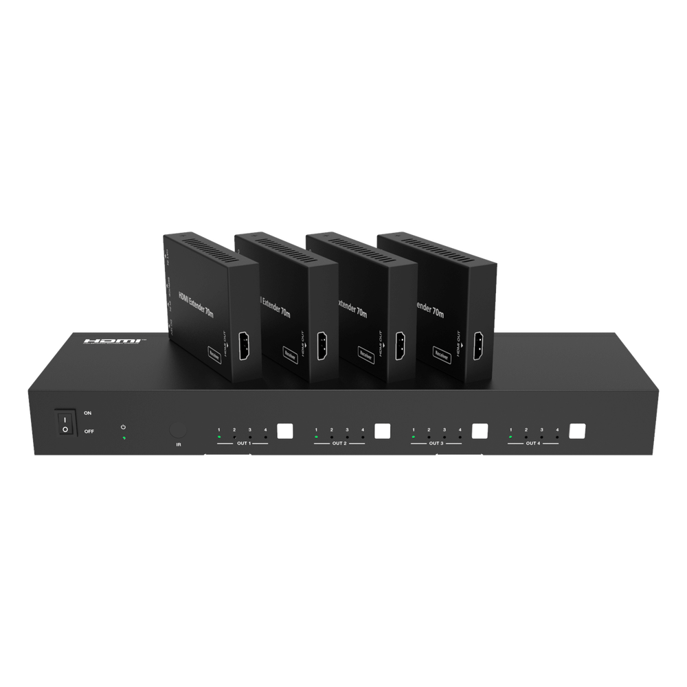 [EPP-MXB44D70M] Extensor 4x4 HDMI sobre CAT 70 metros