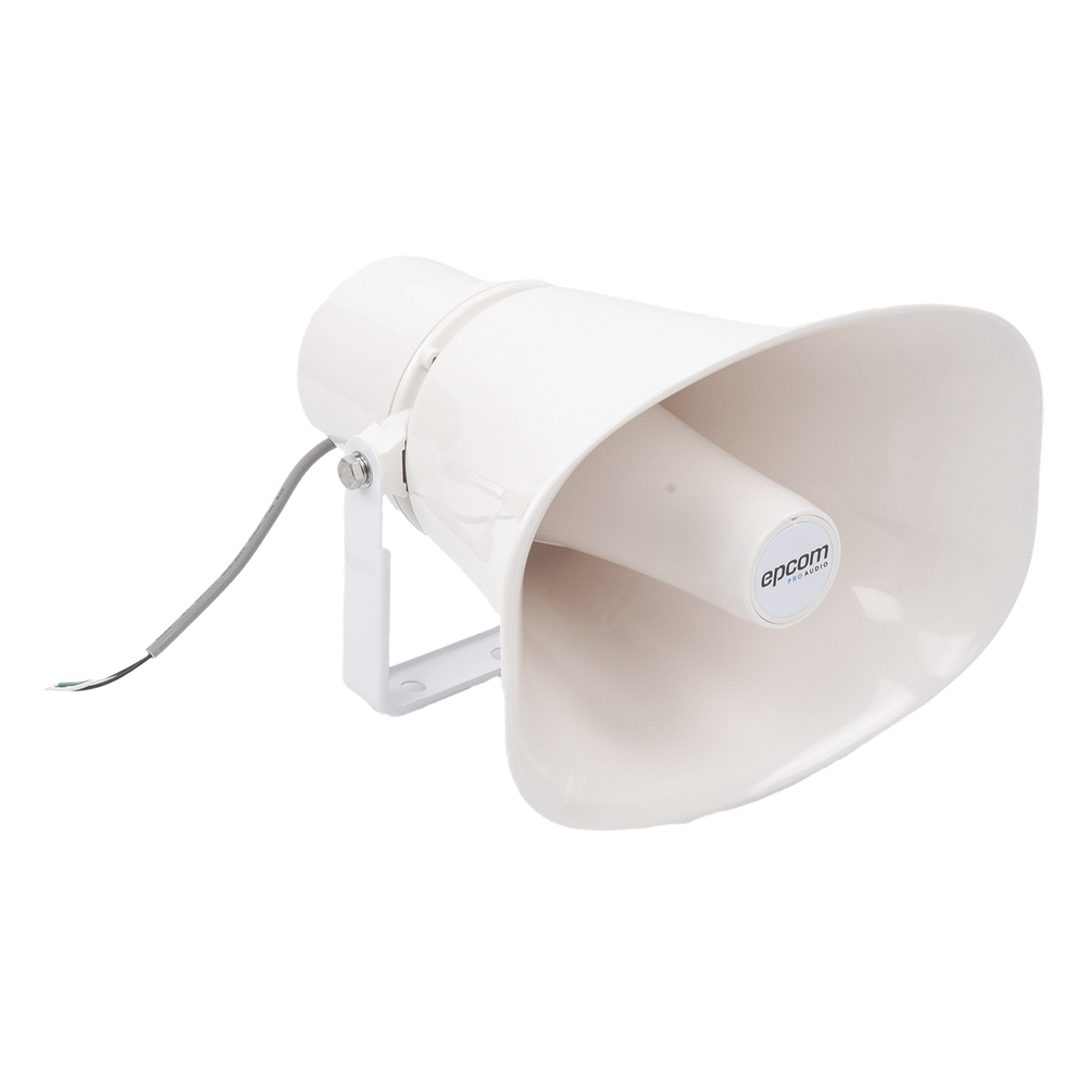 [SF-720A] Altavoz para Exterior | Tipo Trompeta | 15-30W | 70 / 100V | IP66 | Material ABS | Bracket de Metal