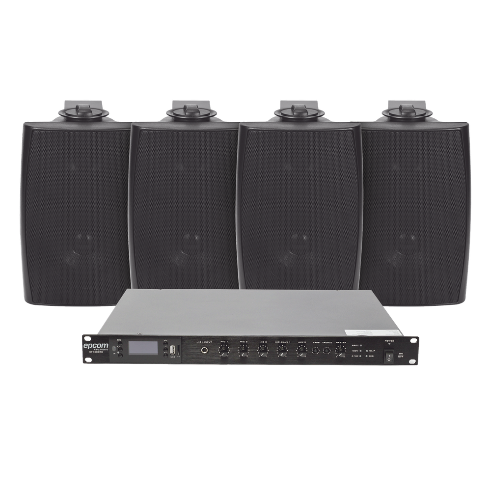 Kit de amplificador 120 W, 70 / 100V