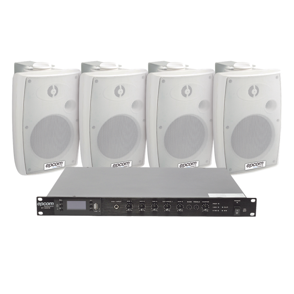 Kit de amplificador 120 W, 70 / 100V
