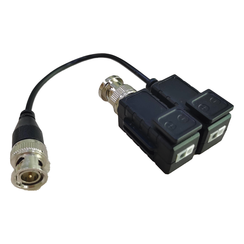 Kit de Transceptores (Baluns) con Terminal PUSH SUPERIOR, Resolución 5MP, Cable flexible COAXIAL Blindado / COAXITRON / AUDIO POR COAXITRON / Menu OSD / Conector 100% COBRE / protección TVS, Calidad PREMIUM