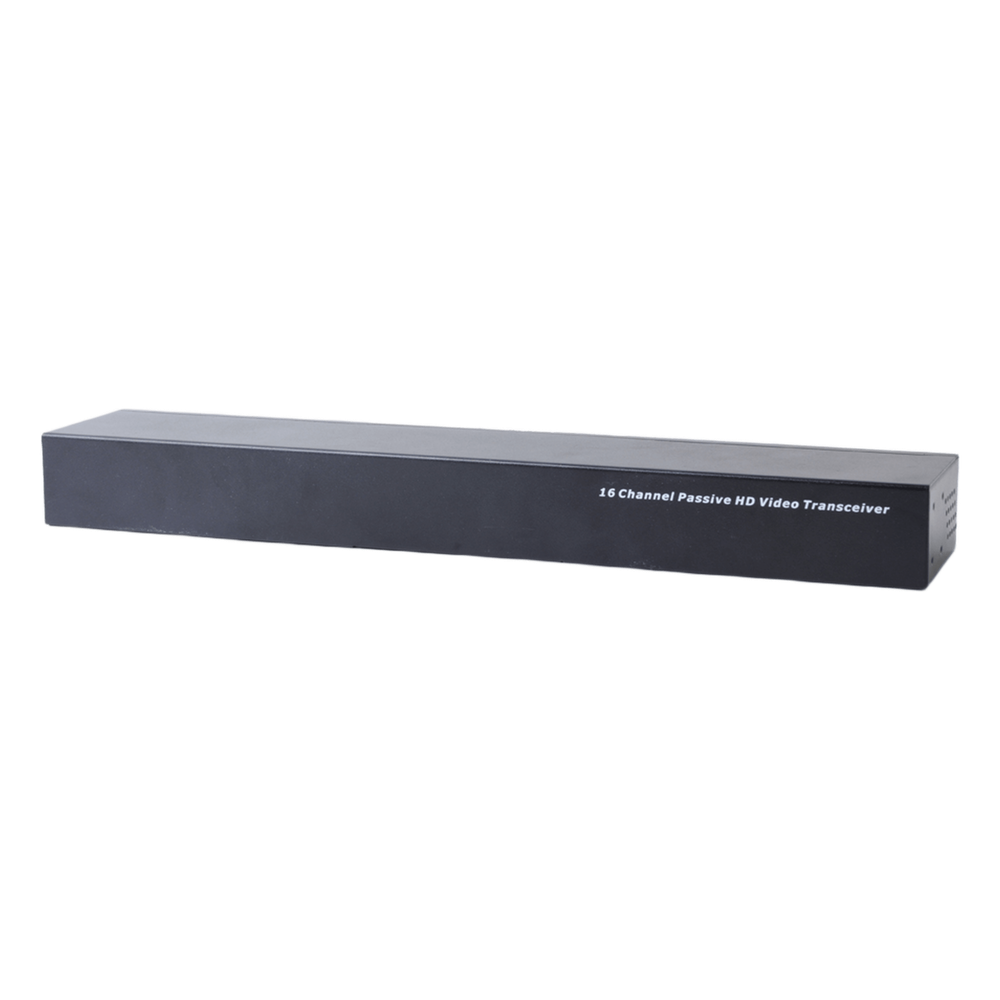 (TRANCEPTOR) RECEPTOR DE VIDEO PASIVO DE 16 CANALES / Resolución 4K / Compatible con cable UTP Cat 5e / 6 / Compatible con HD-TVI / CVI / AHD / CVBS / TODO INCLUIDO PARA RACK / Protección Interconstruida contra sobretensión