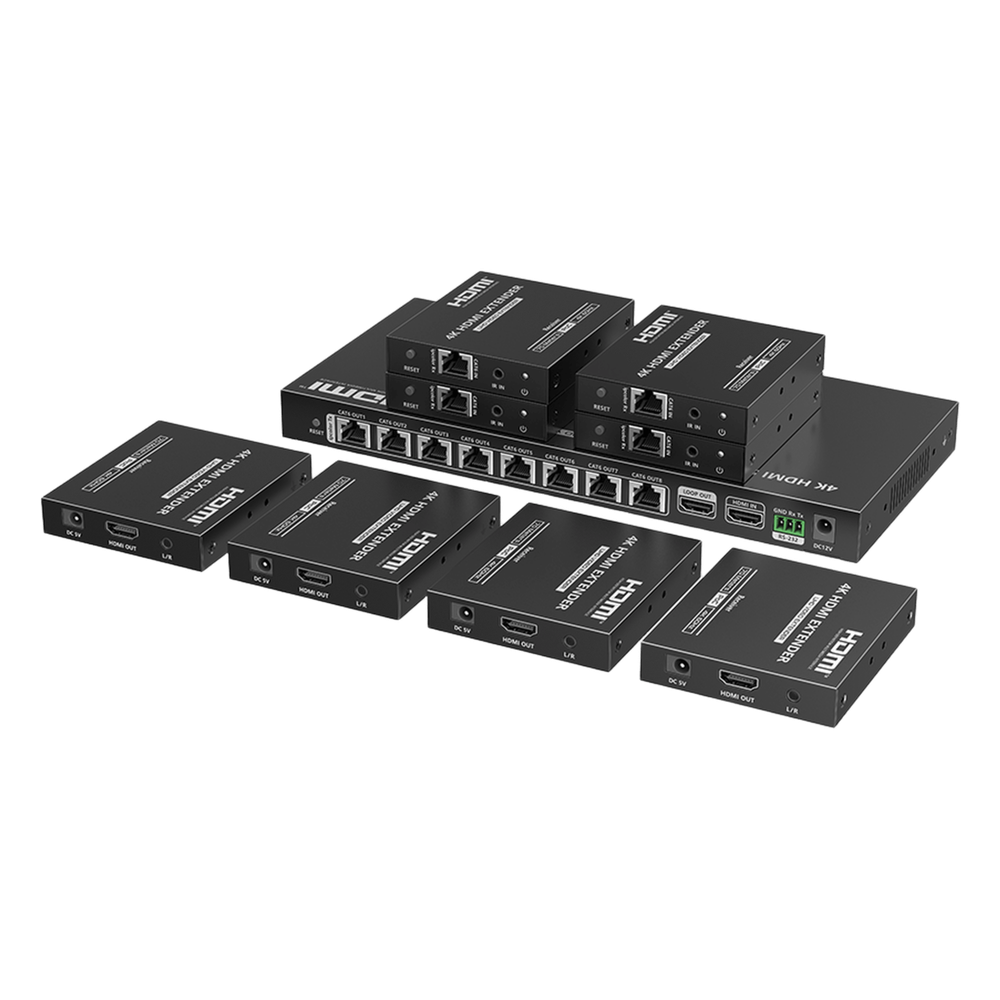 Kit Divisor y Extensor HDMI Cat6