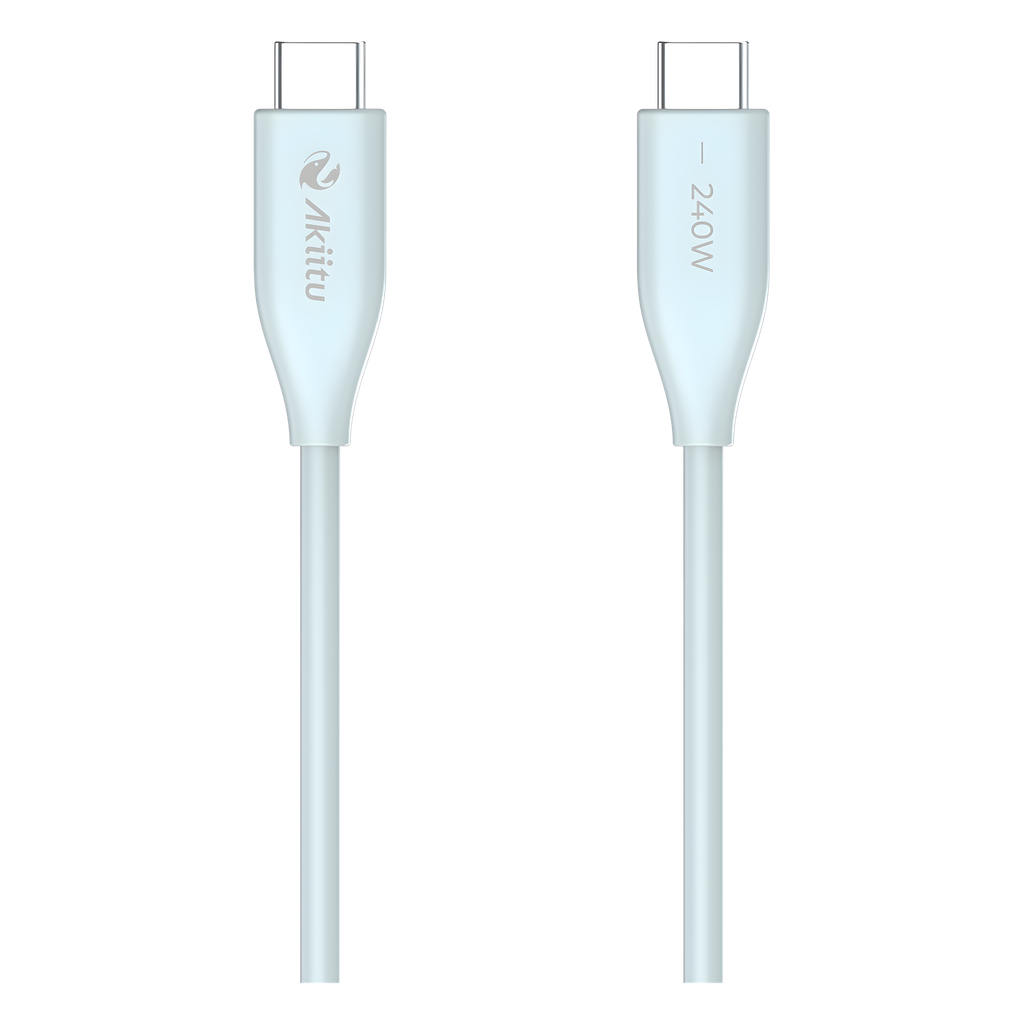 [AK-PAC24S-B-1.5M] Cable de Carga USB-C a C 1.5 m