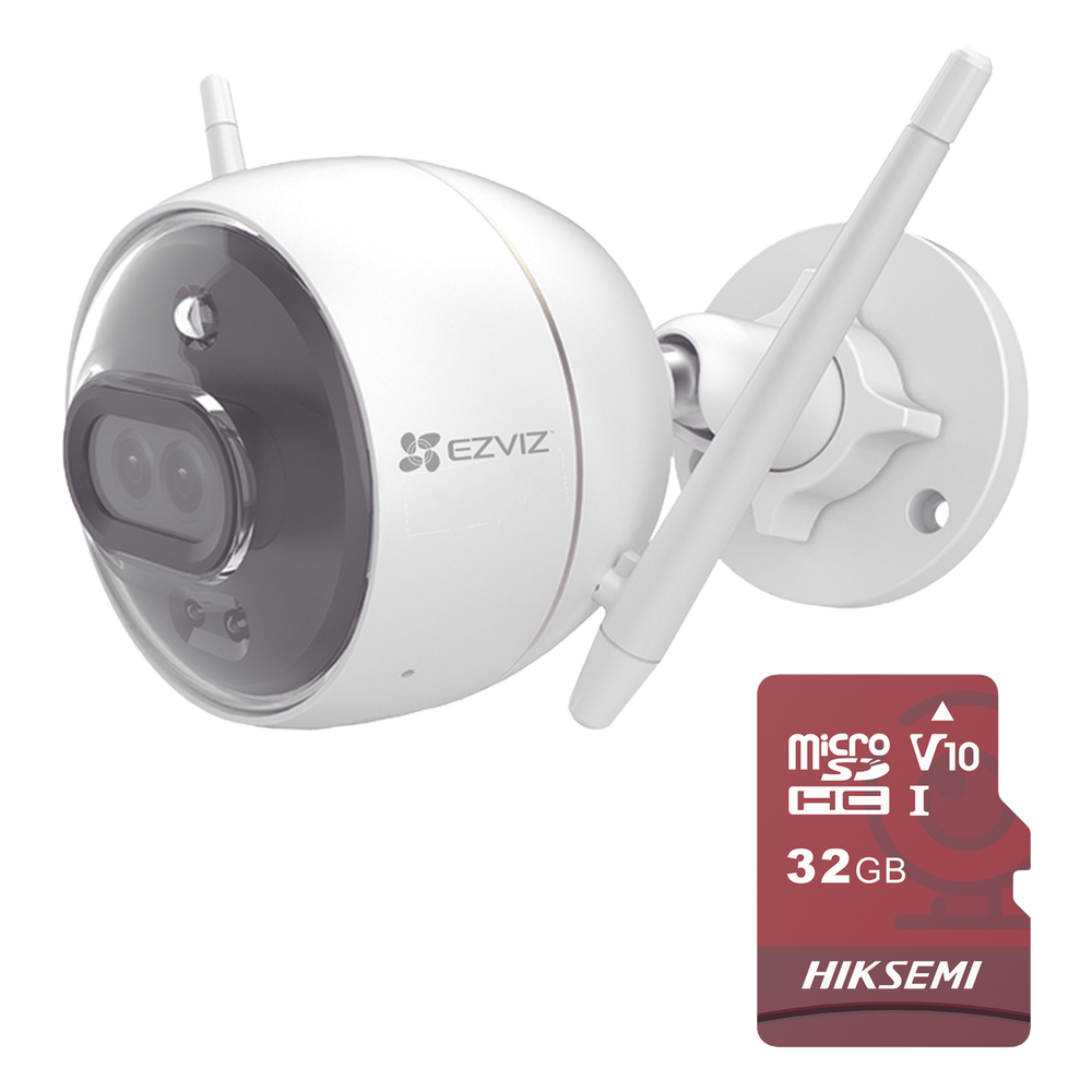 Kit de videovigilancia Wi-Fi, audio bidireccional