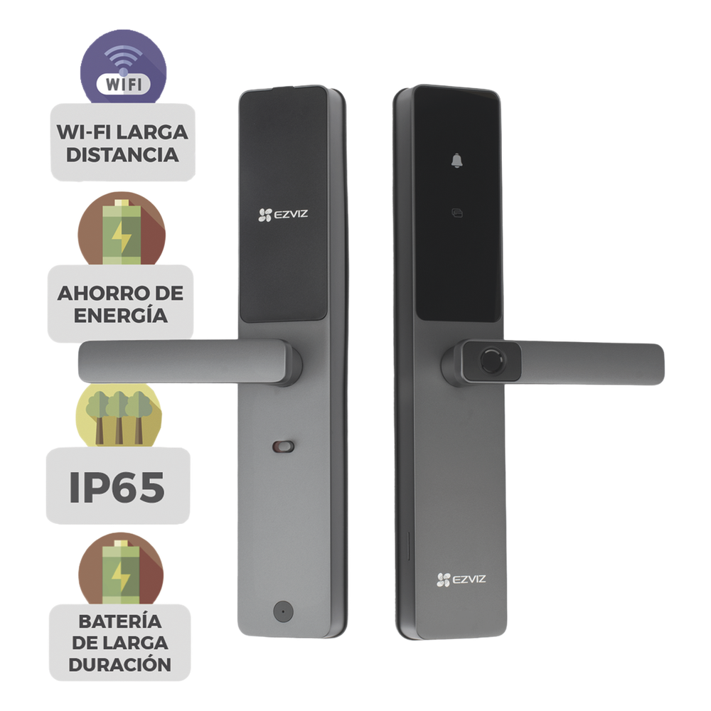 Cerradura Bluetooth, con huella, Wi-Fi