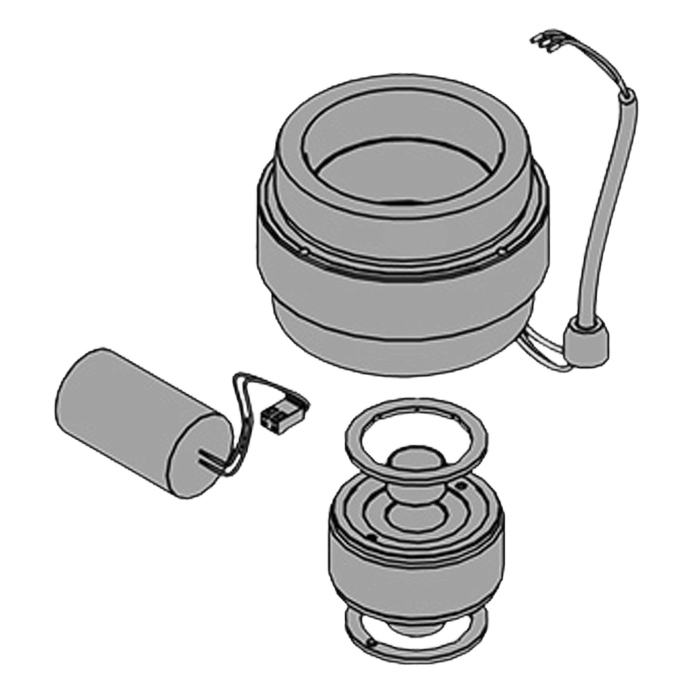 [63003161] ESTATOR PARA FAAC 844 CON CONDENSADOR DE 18 UF