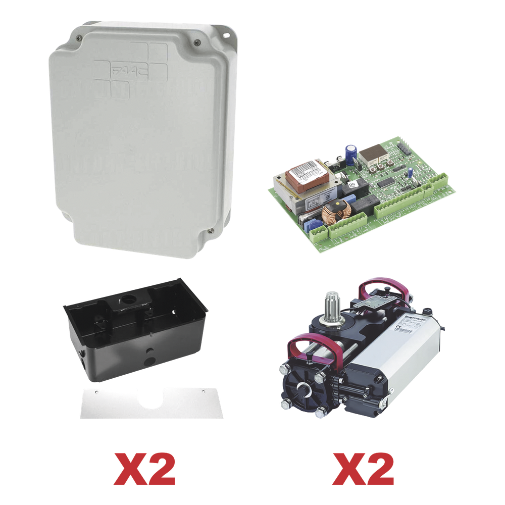 Kit para portón abatible 2 m, 800 Kg