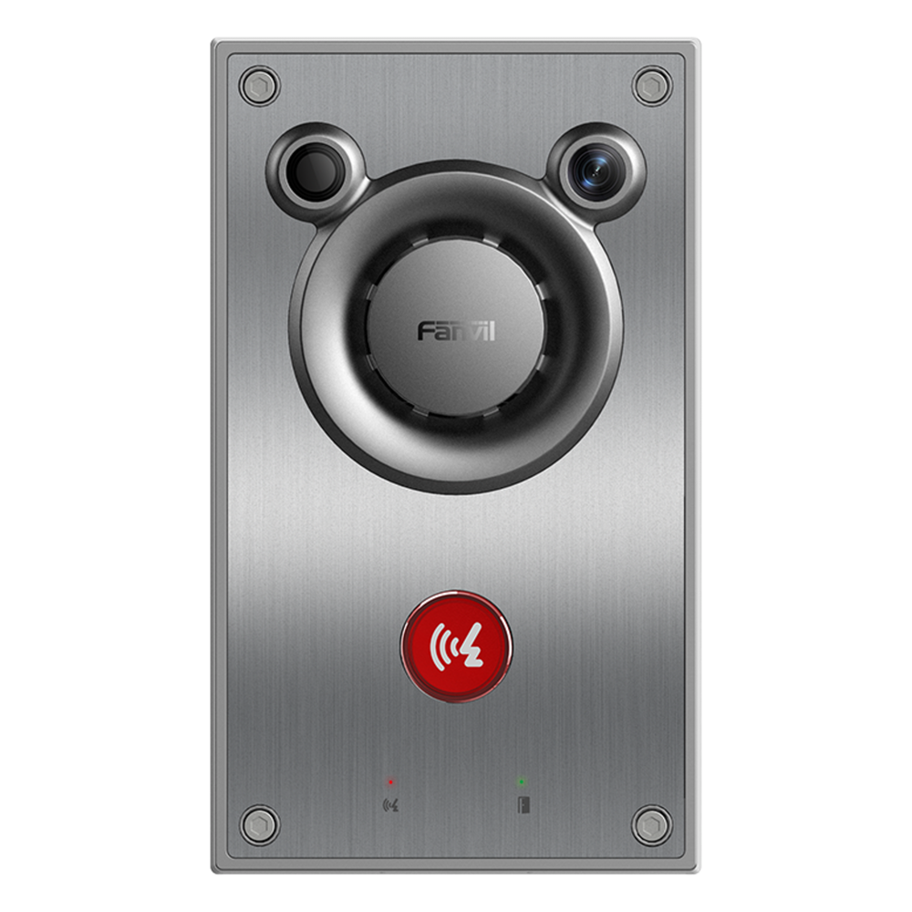 [A12V] Video Intercomunicador IP con Cámara 4MP / Altavoz 10W / 2 Líneas SIP / IP66 e IK10 Anti-vandálico / PoE 802.3af / Visión Nocturna IR y HDR / -40°C a 70°C