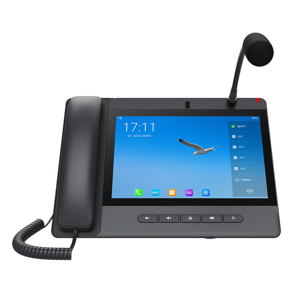 Teléfono IP 20 líneas, PoE, Wi-Fi, Bluetooth