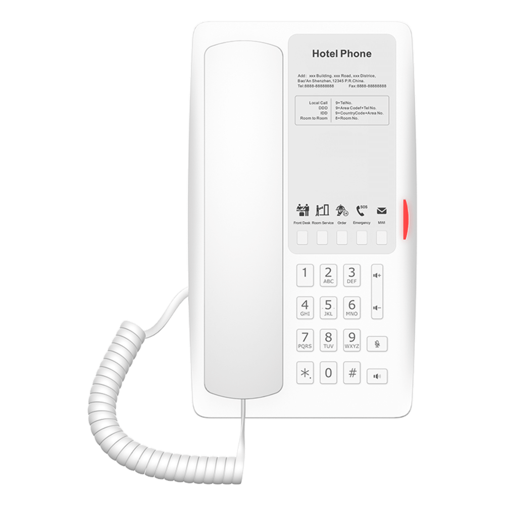 [H4W] Teléfono IP 2 Líneas, PoE