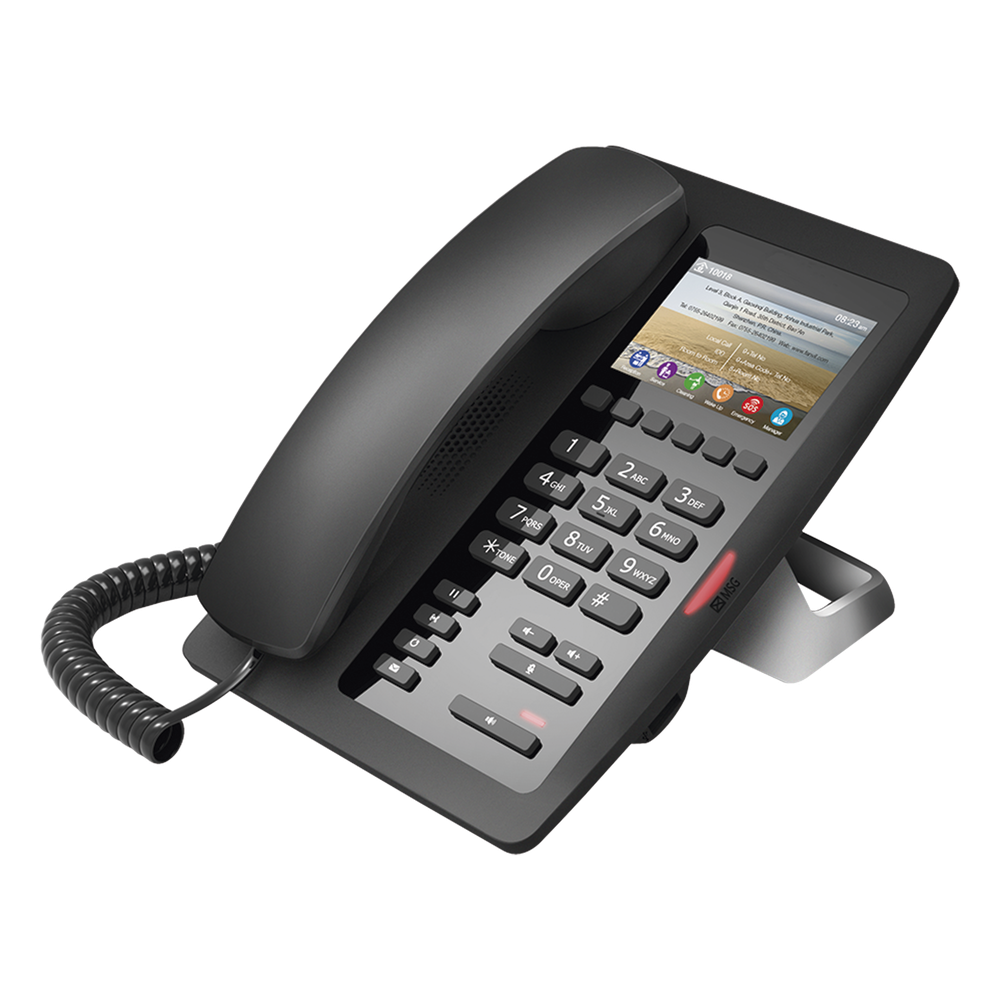 Teléfono IP 2 Líneas, PoE, 3.5"