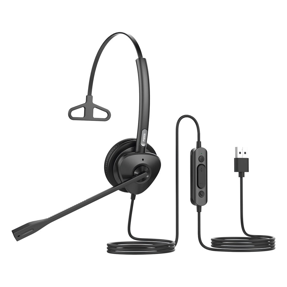 Diadema monoaural con tecnología antishock para teléfonos IP