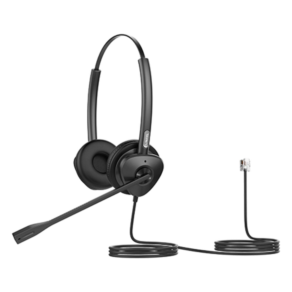 Diadema Binaural con Audio HD y Brazo Ajustable de 260°