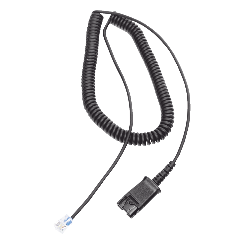 Cable adaptador para diademas modelo HT101, HT201 y HT202 para compatibilidad con teléfonos Grandstream, análogos, digitales, etc