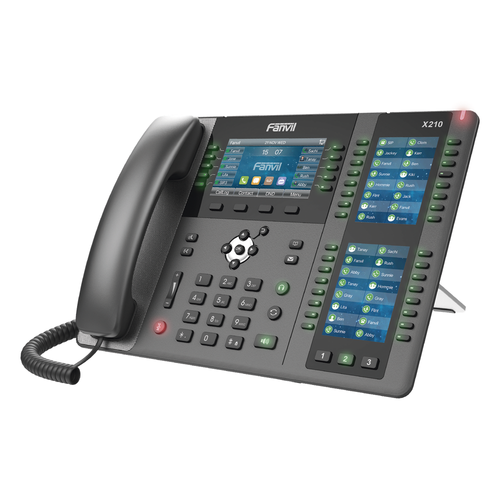 Teléfono IP 20 líneas, PoE, Bluetooth