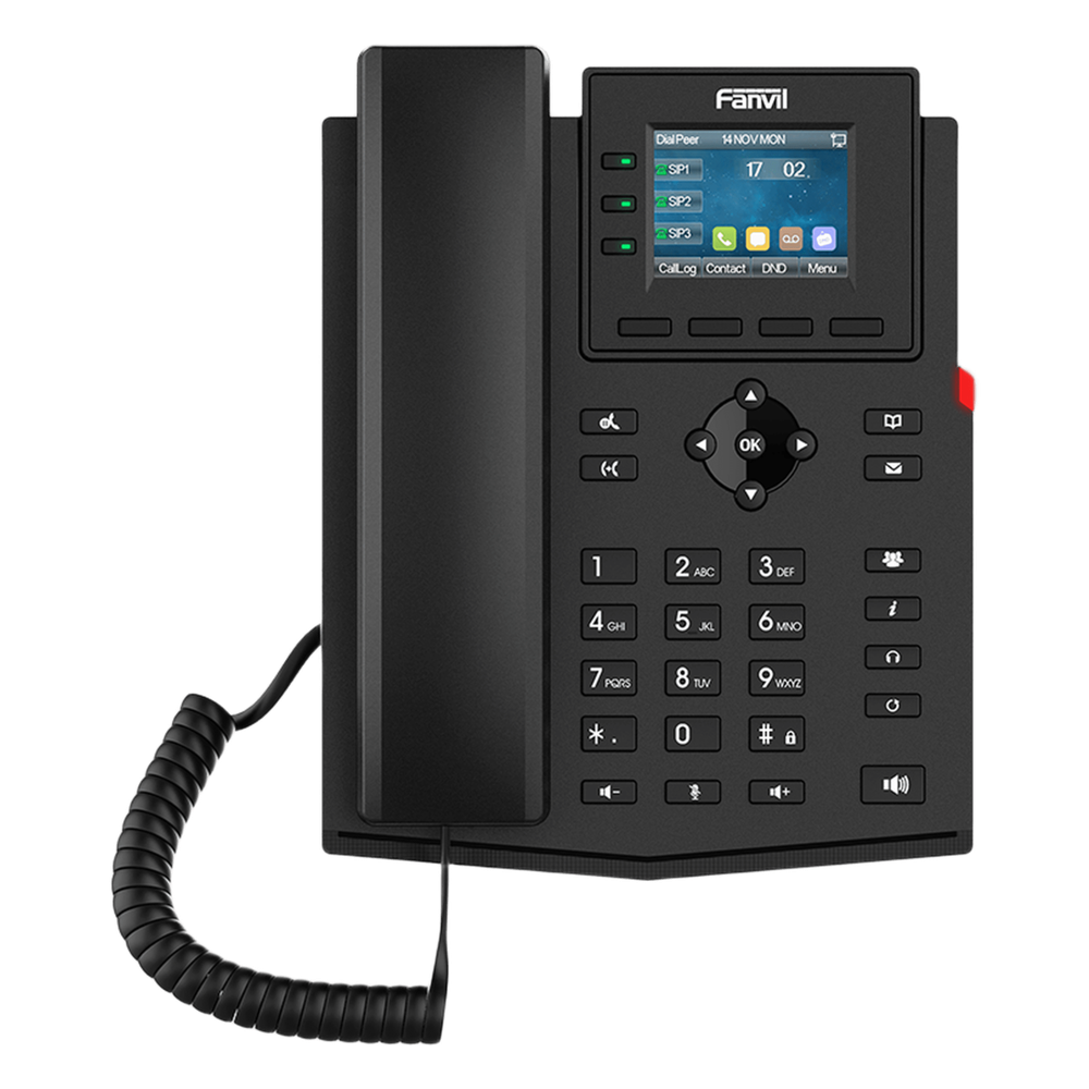Teléfono 2 Hilos para switch PN8 y PN24 4 líneas, PoE, 2.4"