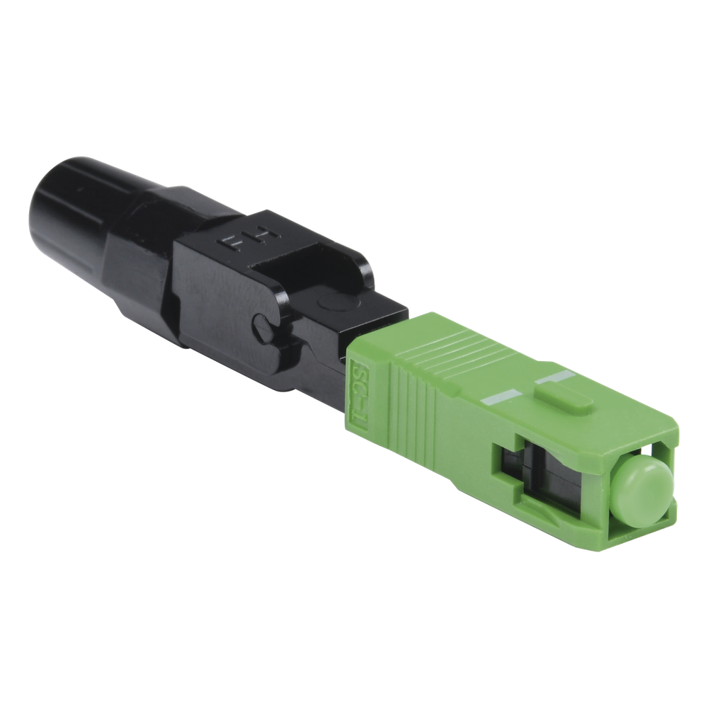 Conector Rápido de Instalación en Campo, Monomodo, SC / APC, Pre-Pulido, Re-Terminable, Ideal para Aplicaciones FTTx