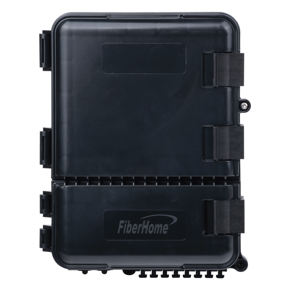 Caja de Distribución de Fibra Óptica IP55, exterior, negro