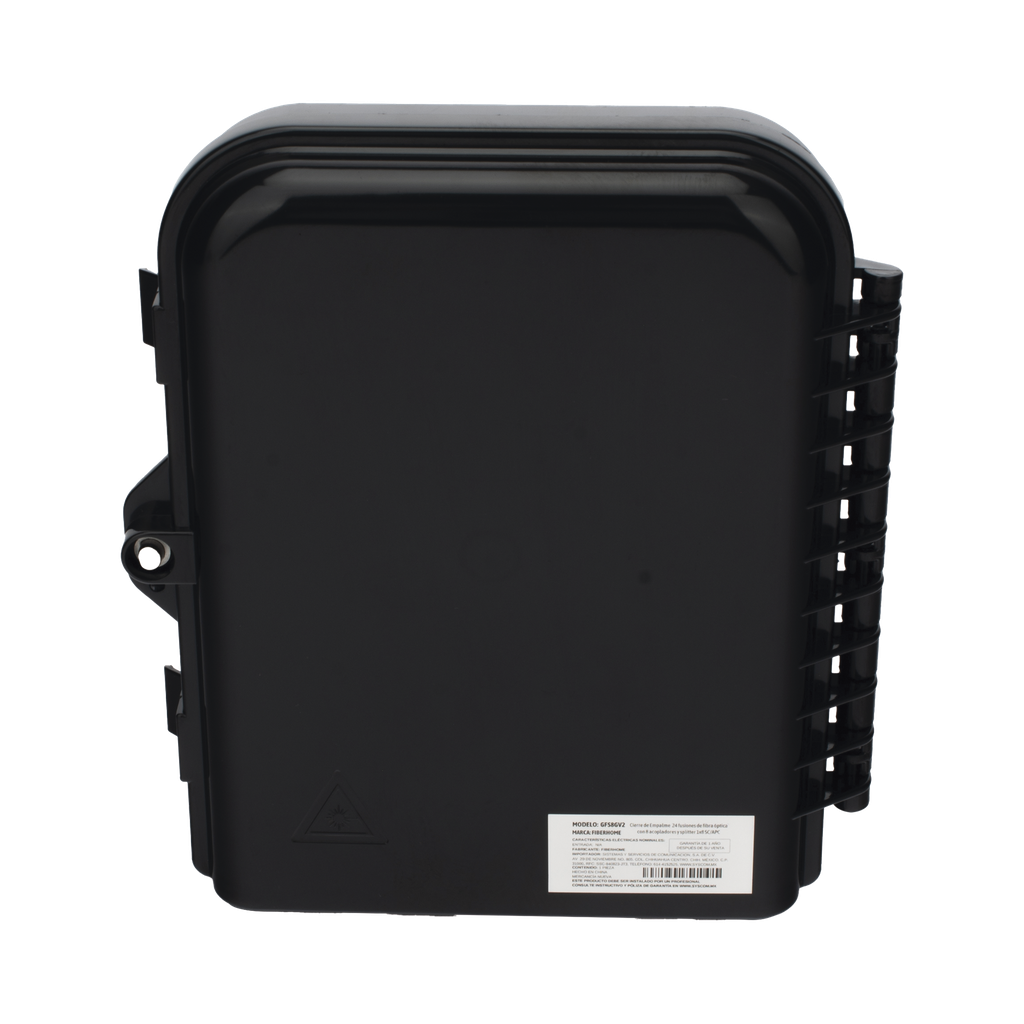 [FITDP-470D] HUB Box Preconectorizada EASYCONN® de FiberHome para Exterior, IP68, Hasta 96 Empalmes, Incluye 2 Splitters 1*4
