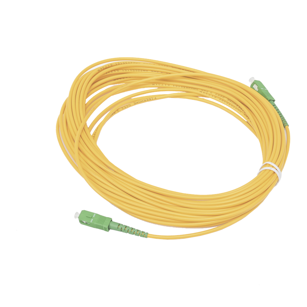 [OFC-SC/APC-SC/APC-S-30-10] Jumper de fibra óptica monomodo, SC/APC-SC/APC, simplex, 10 m