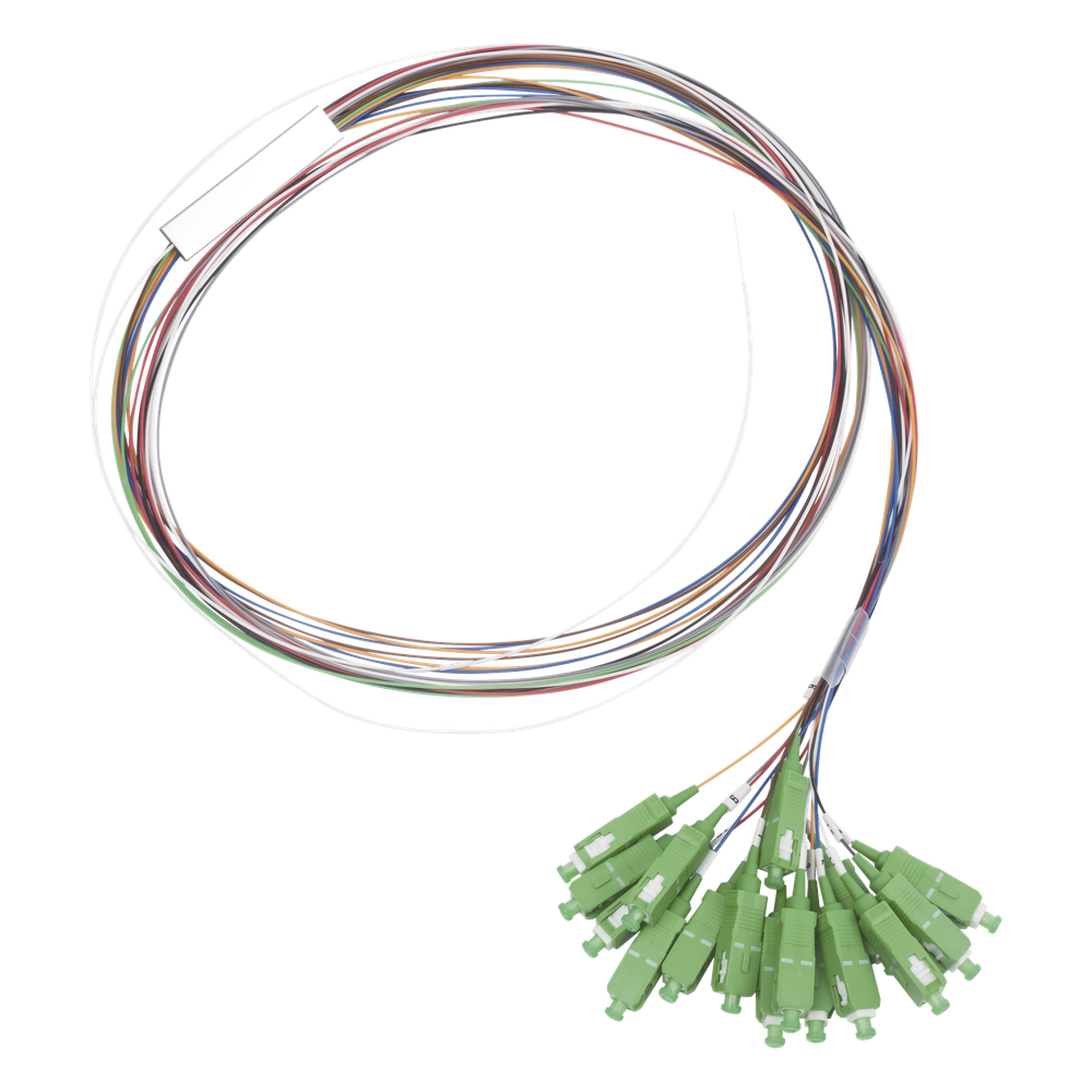 Splitter de fibra óptica 1x16, SC / APC