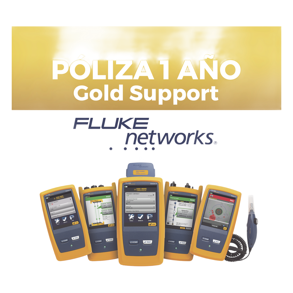 [GLD-CFP-100-Q] Poliza de 1 Año de Soporte Gold para Certificador CFP2-100-QINT