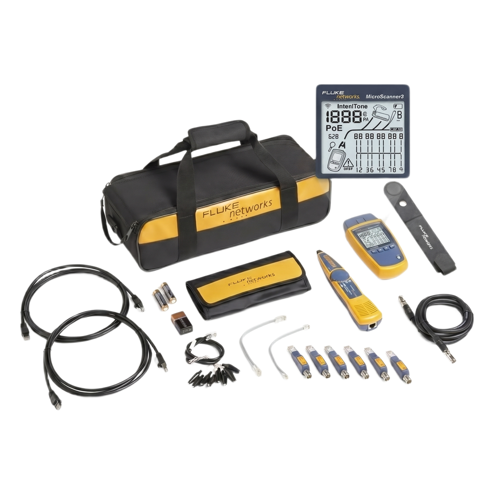 [MS2-KIT] Kit Profesional de Verificador de Red MicroScanner2