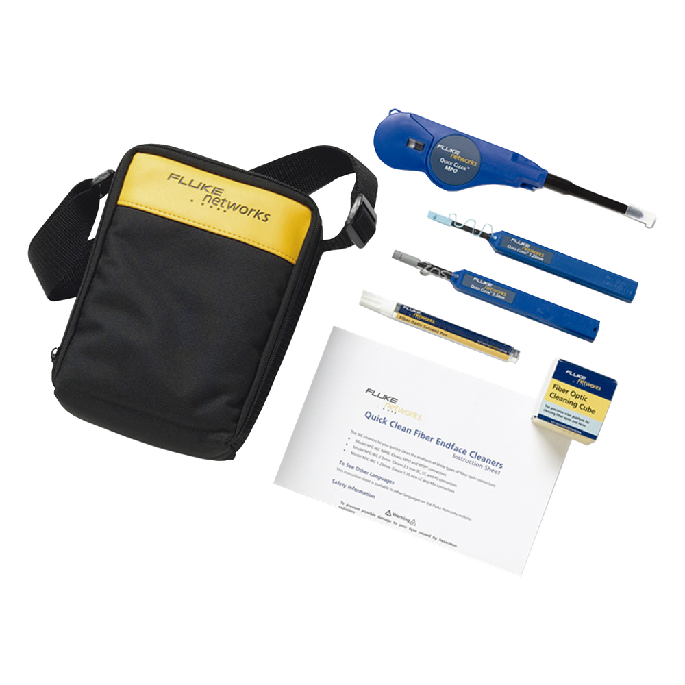 [NFC-KIT-CASE-E] Kit Avanzado de Limpieza de Fibra Óptica, Para 2150 Procesos de Limpieza
