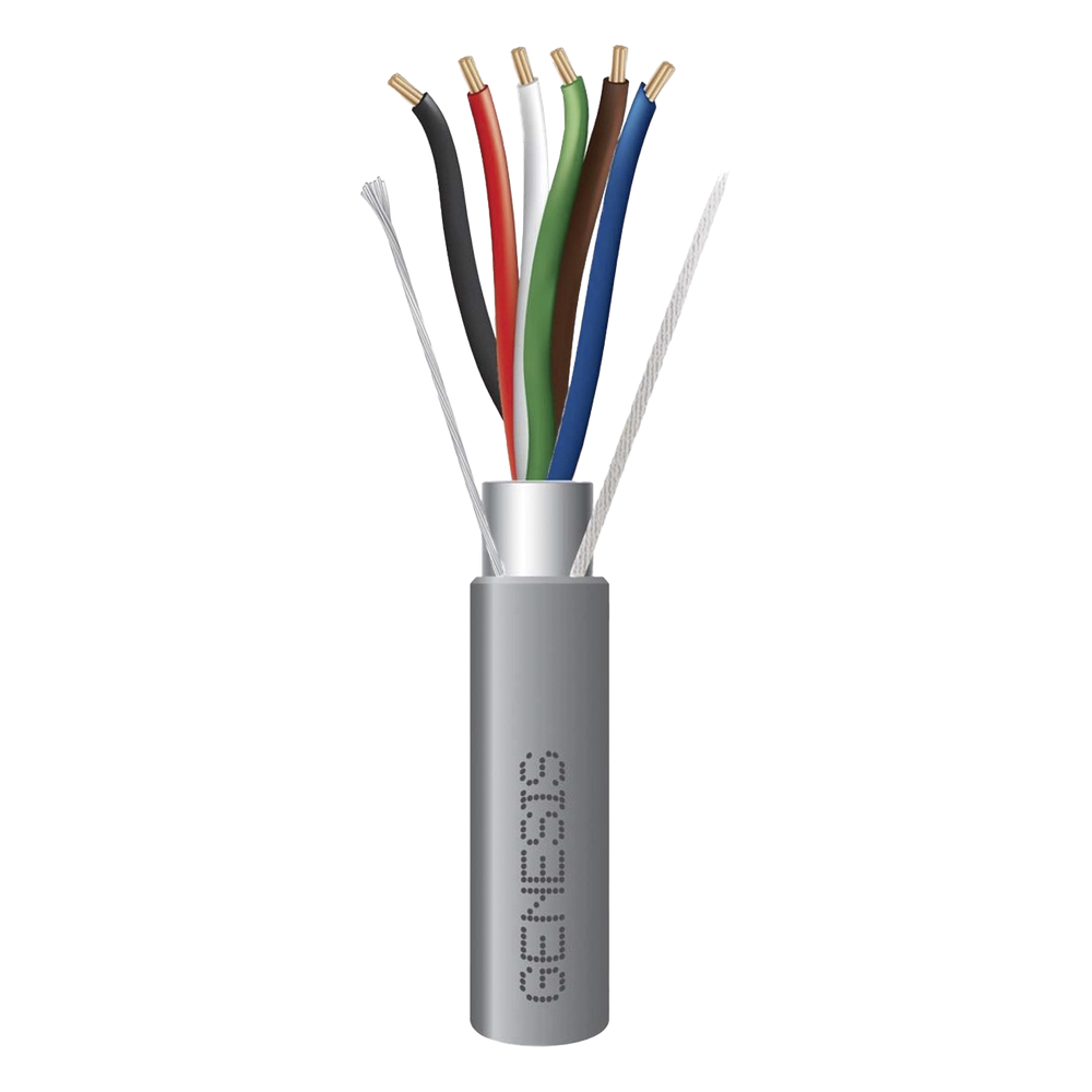 Bobina de 305 m (1000 Pies) de Cable 6x22 AWG gris