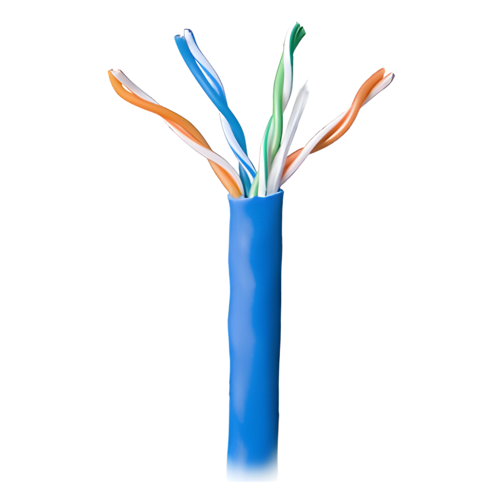Bobina de cable Cat5e 305 m, azul