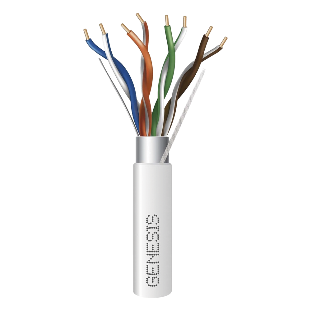 Bobina de cable Cat5e 305 m, 24 AWG, blanco