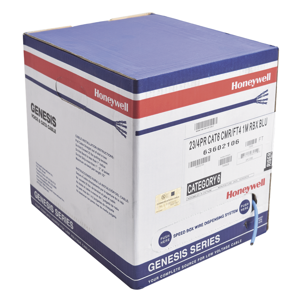 Bobina de cable Cat6 305 m, UTP, azul