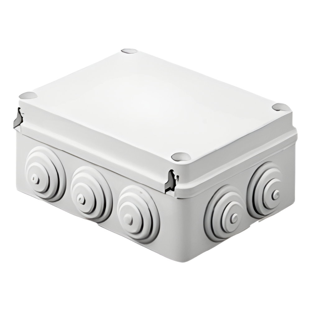 Caja Estanca de PVC 240x190x90 mm, IP55, exterior