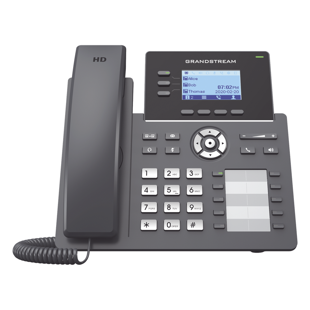 [GRP2604P] Teléfono IP 3 líneas, PoE