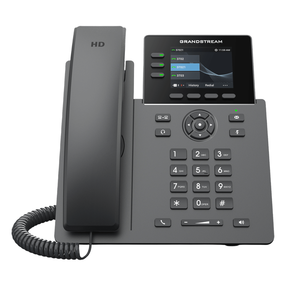 [GRP2611G] Teléfono IP 3 Líneas, PoE, 2.8"