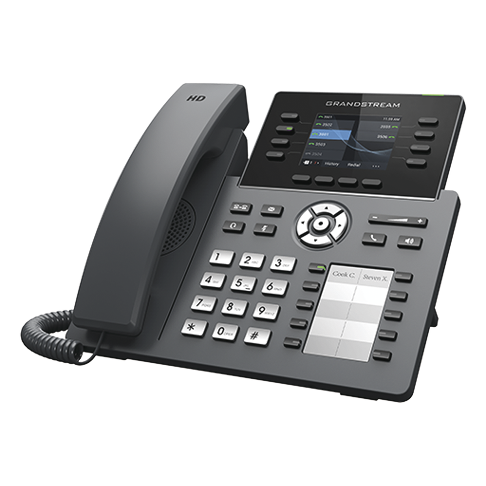 Teléfono IP 8 líneas, PoE, Wi-Fi, Bluetooth, 2.8"